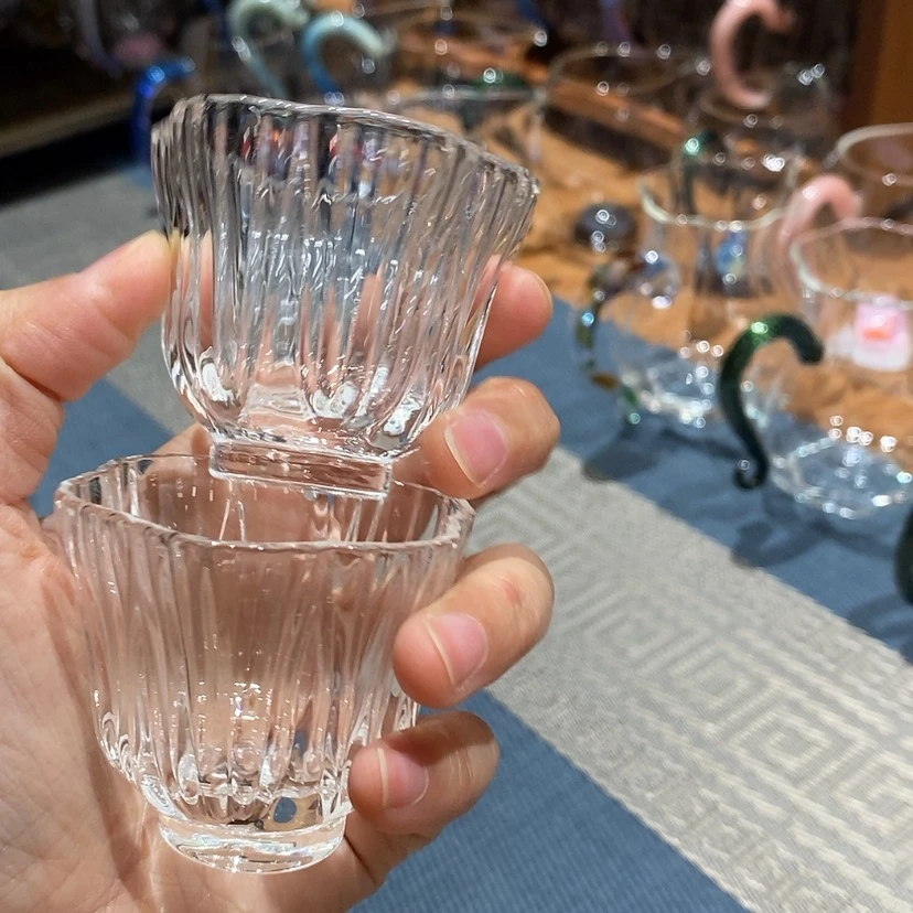 【闪购商品】4个树皮纹品杯杯子