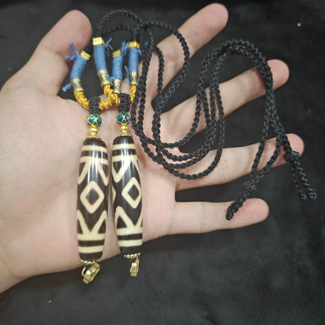 【刘云天专属】YT69840-玛瑙diy脖挂（金刚三）-多样性发其一-14*58mm