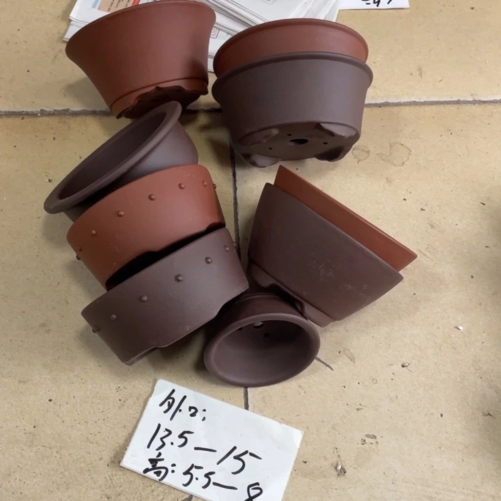 紫砂花盆紫砂花盆