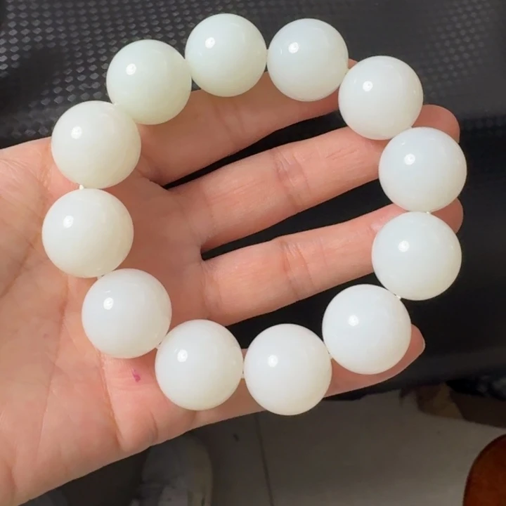 和田玉未镶嵌颈饰天泰一级白20