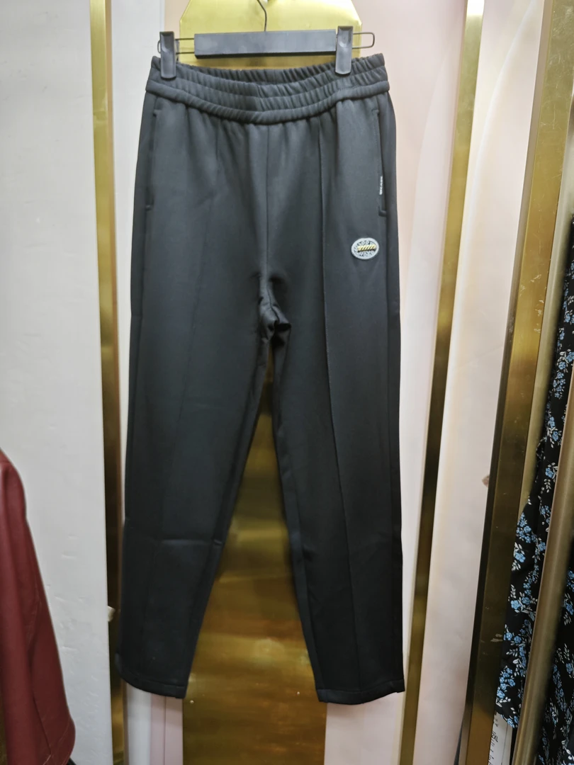 运动裤男女2025春秋新款针织直筒裤休闲裤子敞口长裤2267