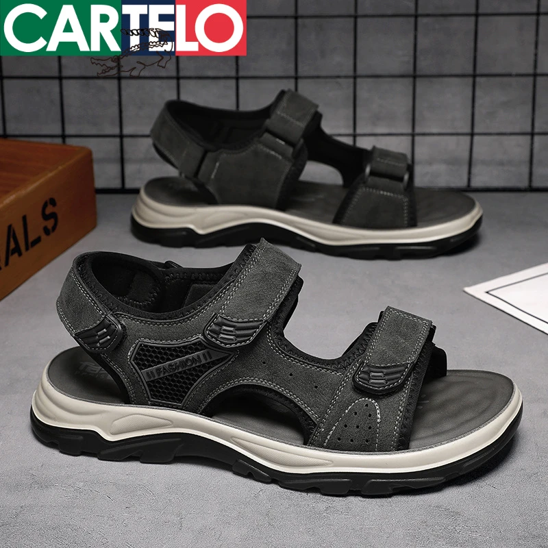 卡帝乐鳄鱼凉鞋春夏季外穿司机开车两用防滑防臭凉拖运动沙滩拖鞋