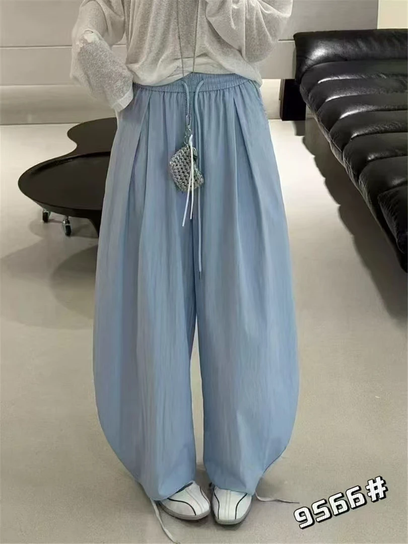 夏季时尚女弯刀裤9566