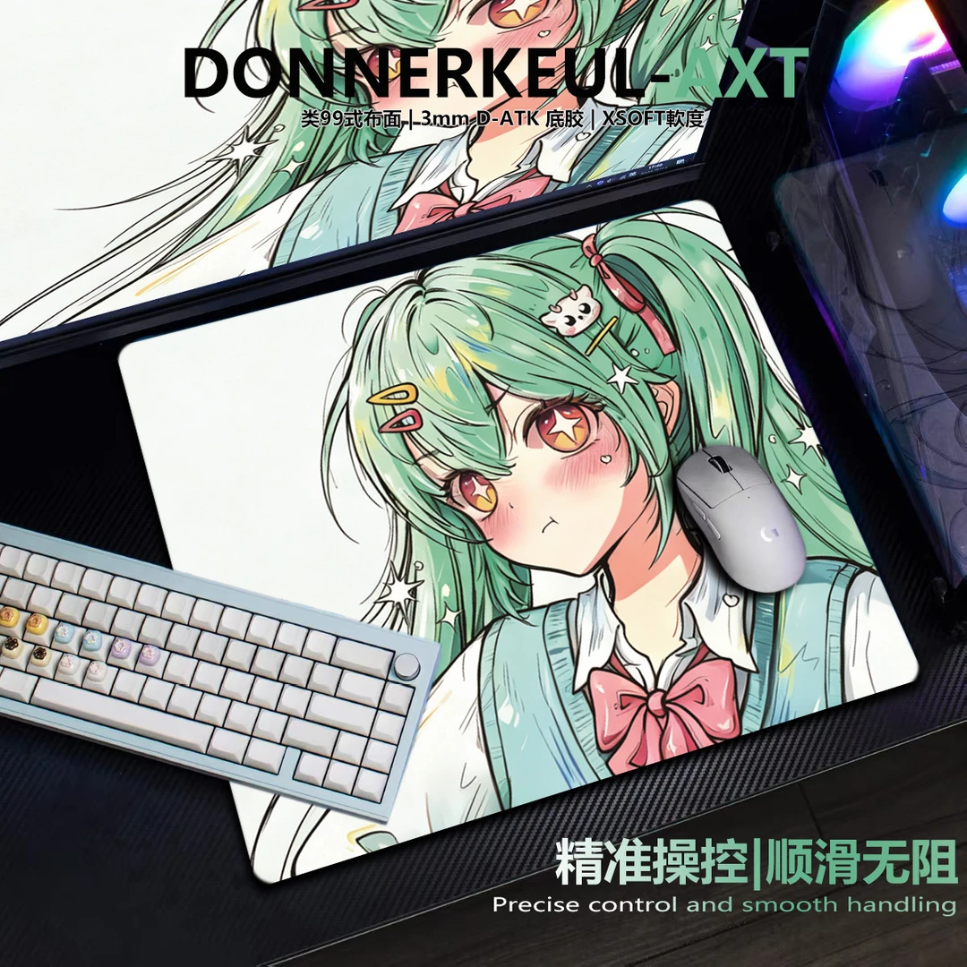 Bythere白泽【知恩】一周年限定电竞鼠标垫CSGO游戏专用中性均衡垫