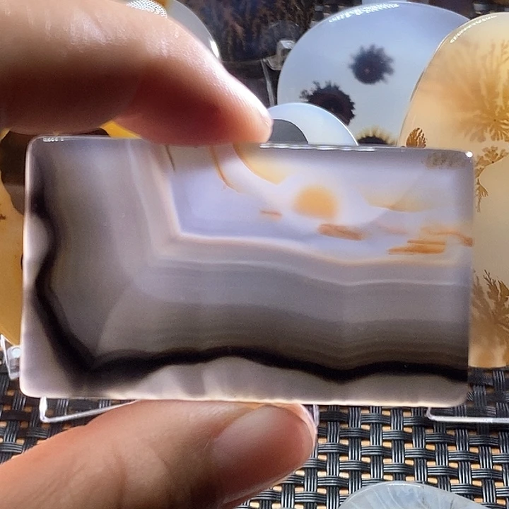 玛瑙/玉髓颈饰未镶嵌红**客