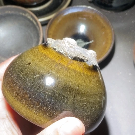 茶盏紫**巅948 建窑建盏微瑕