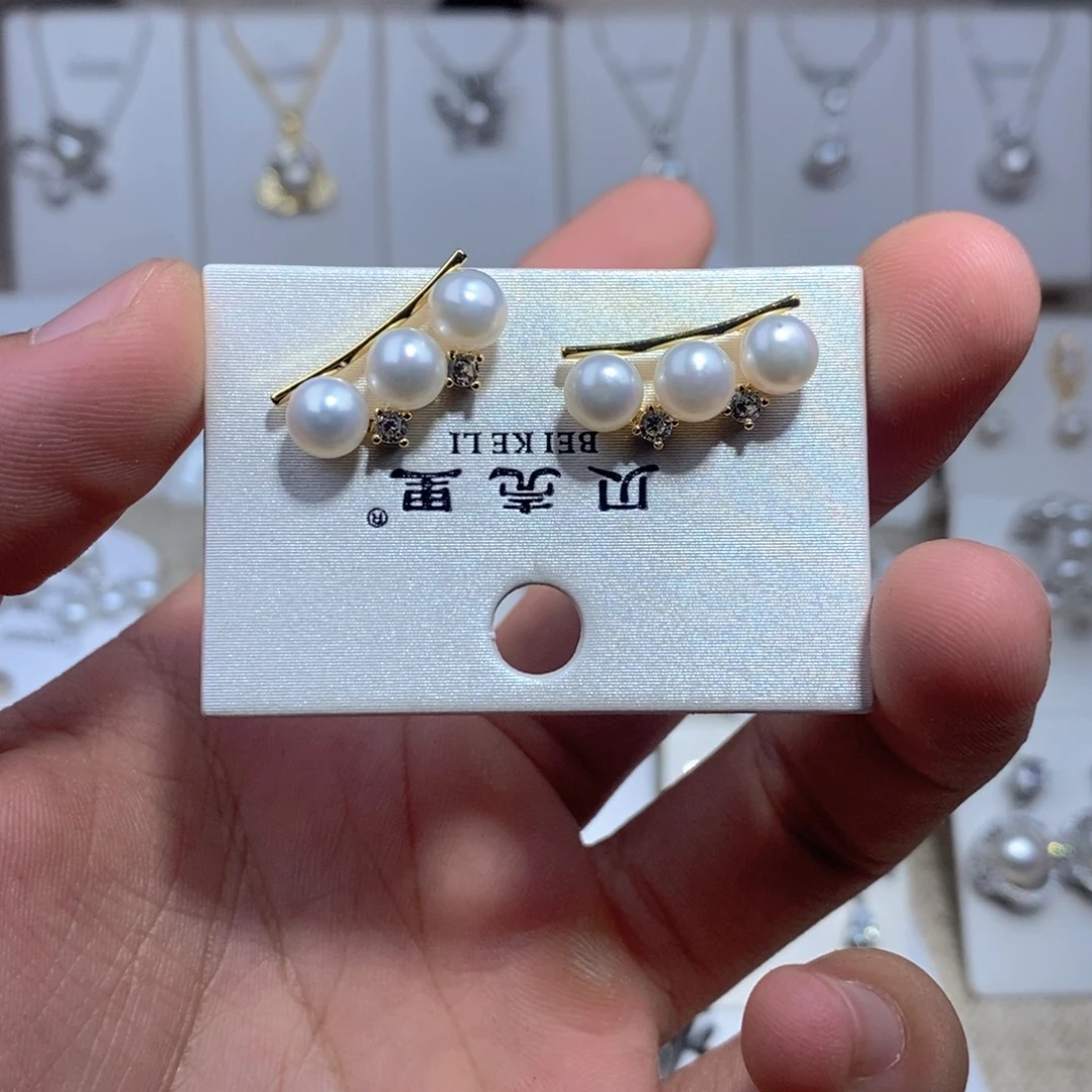 未镶嵌耳饰淡水珍珠