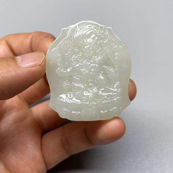 吊坠(不含链)未镶嵌和田玉淡**云