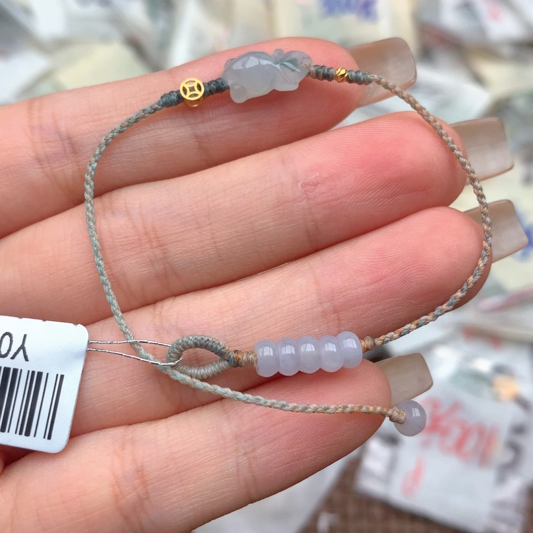 诺****翡翠18K金镶嵌挂件