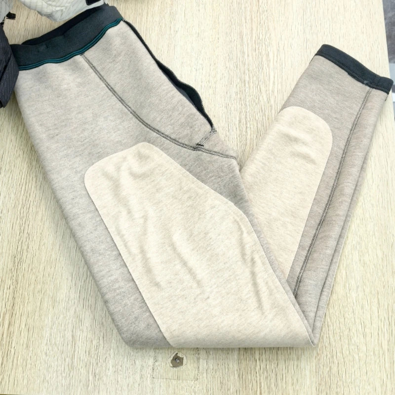 9998男士加护膝含羊绒一体保暖裤（550克左右）