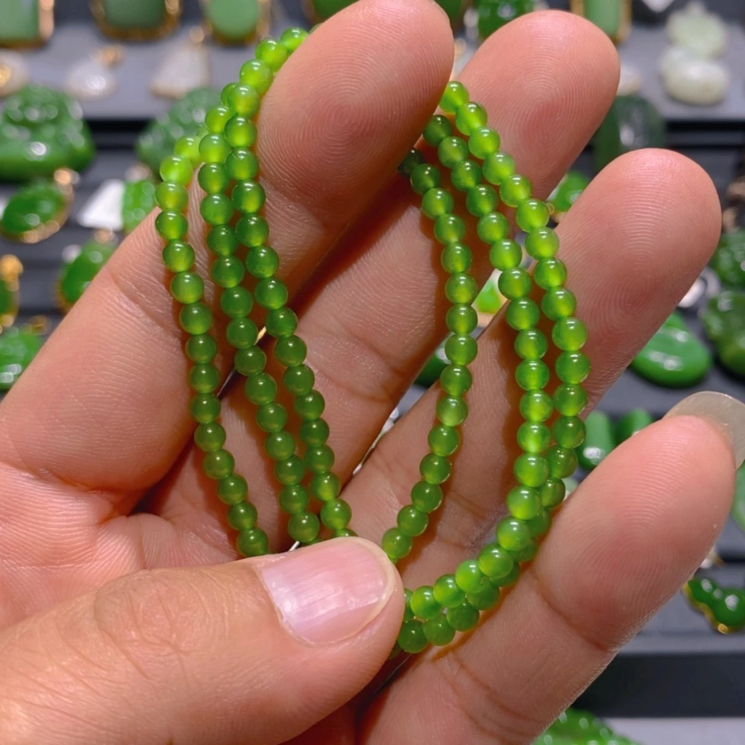 和田玉（碧玉）戒指未镶嵌