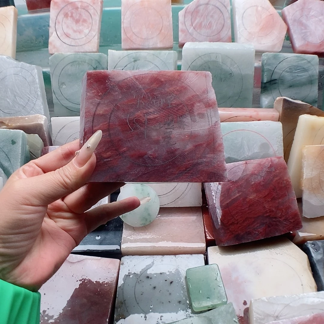 石英质玉（金丝玉）手镯未镶嵌?****?手镯定制