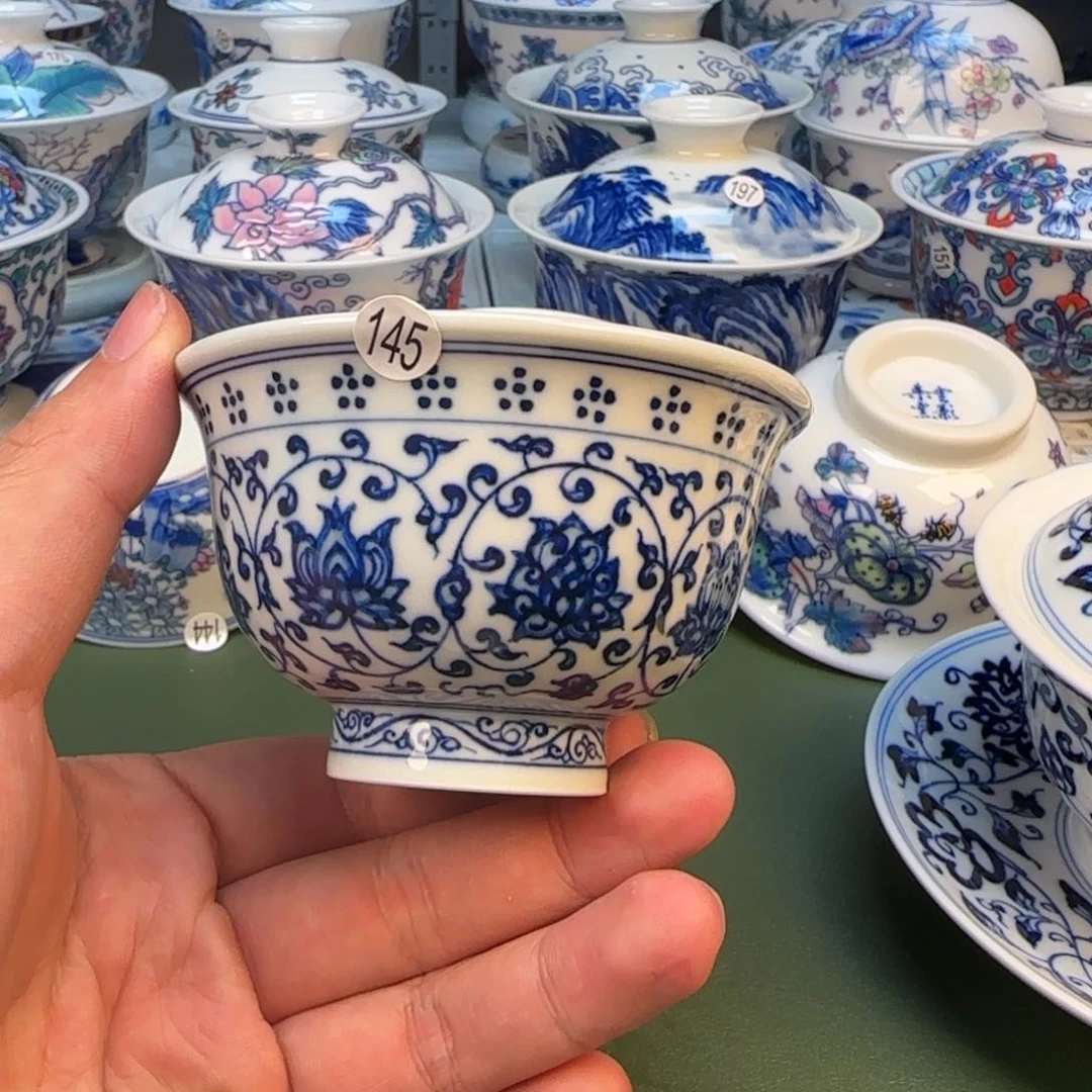 彦祖纯手工手绘茶具145