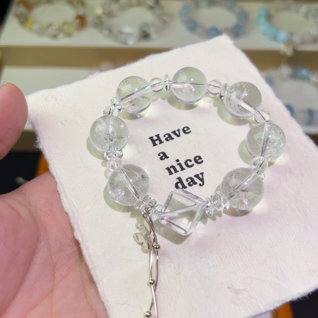 银S925镶嵌水晶手链