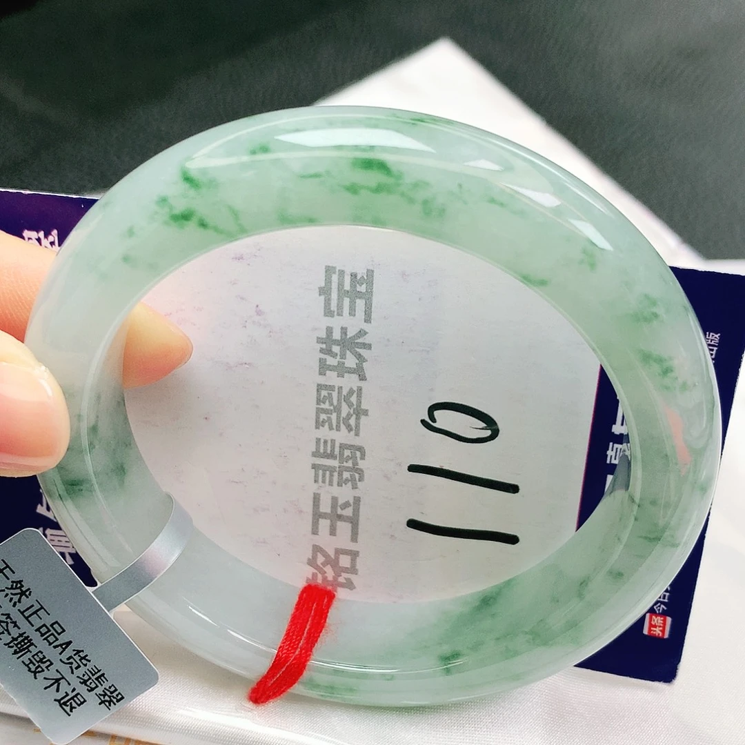 翡翠未镶嵌手镯缅甸天然a货翡翠手镯