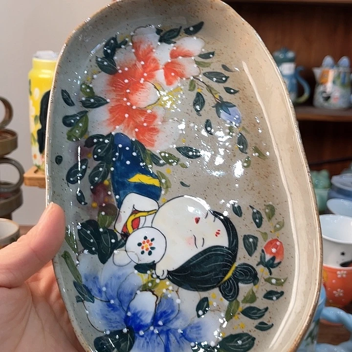 陶景德镇釉下手绘陶瓷