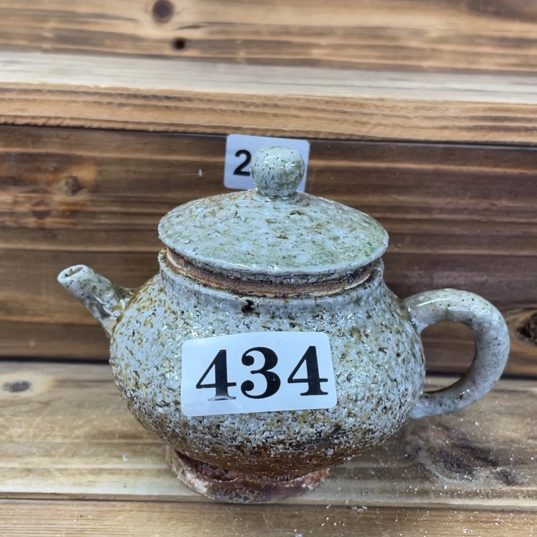 陶纯手工柴烧茶壶茶具瑕匣钵泥瑕