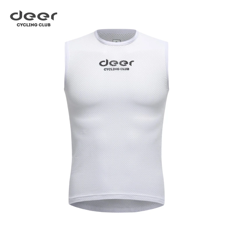 小鹿骑行背心男女春夏排汗衫超轻打底衣抗菌速干透气网眼雨岚系列