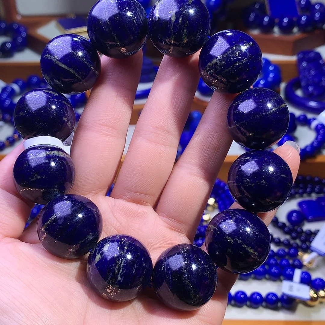 未镶嵌青金石手串21m天花板多金黑加仑168.88