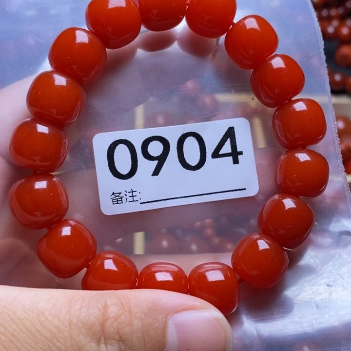 南红玛瑙手链合金老***7