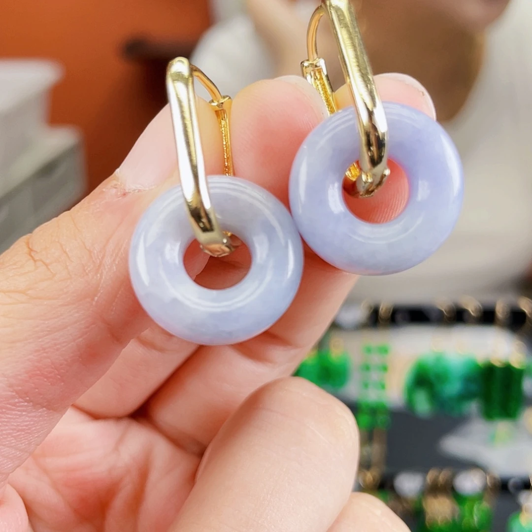 未镶嵌翡翠耳饰饰品