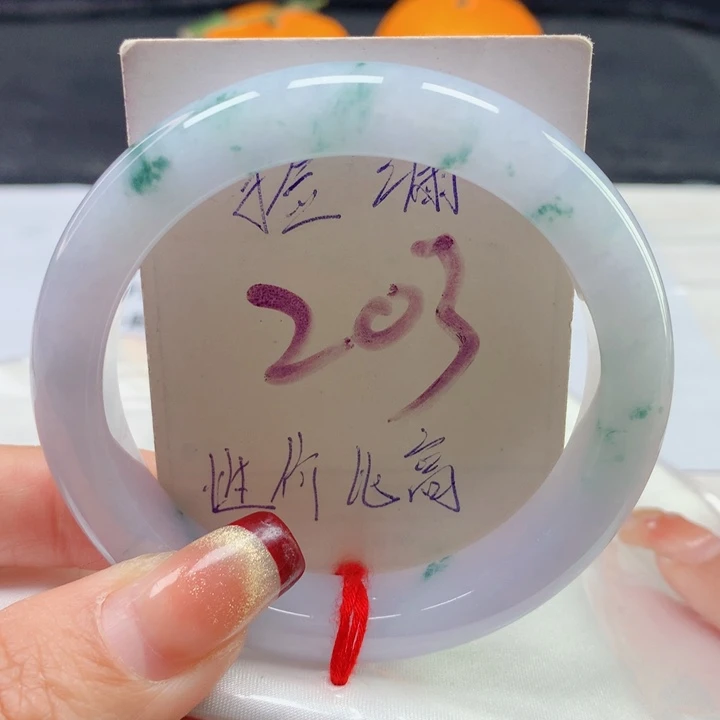 翡翠手镯未镶嵌天然翡翠54圈口