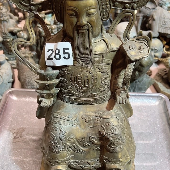 静*亿黄铜摆件，文房摆件