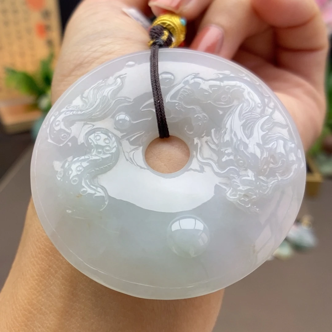 翡翠未镶嵌颈饰吊坠16