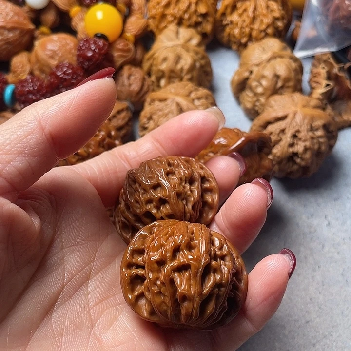 挚***乐文玩核桃吊坠磨盘