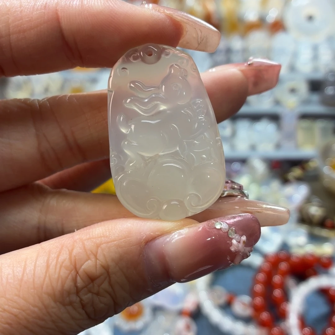 玛瑙/玉髓未镶嵌吊坠(不含链)