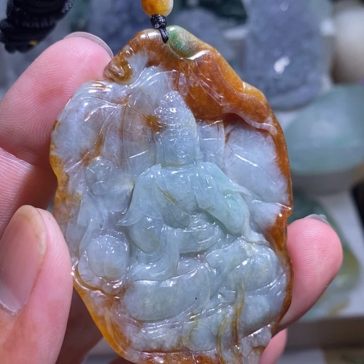【闪购商品】翡翠未镶嵌颈饰11111111111111