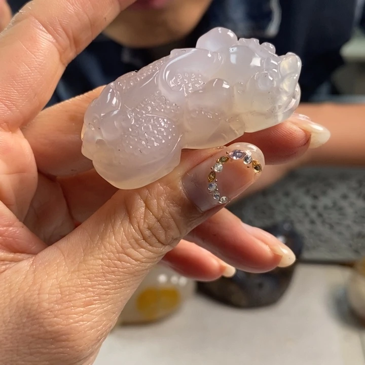 玛瑙/玉髓吊坠(不含链)未镶嵌
