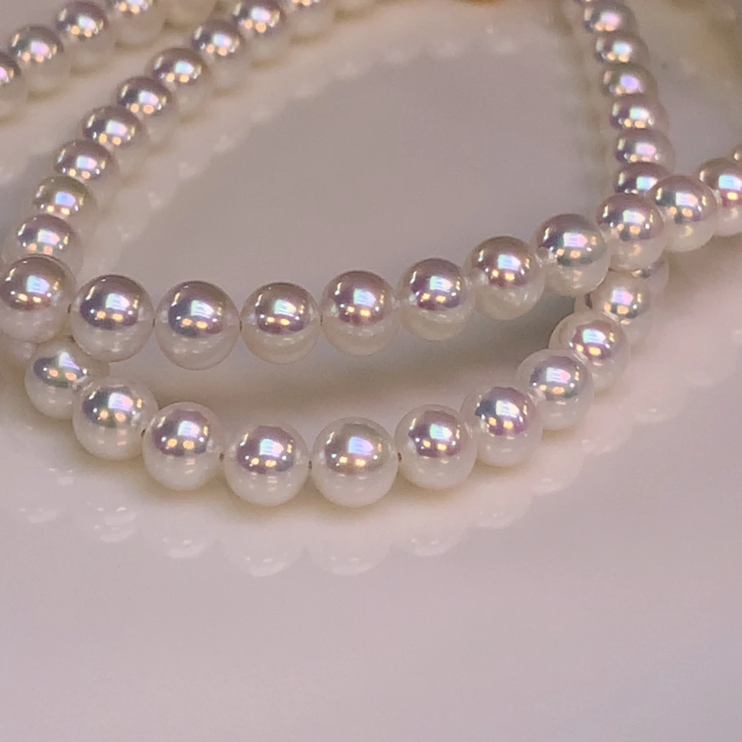 淡水珍珠颈饰银S925镶嵌