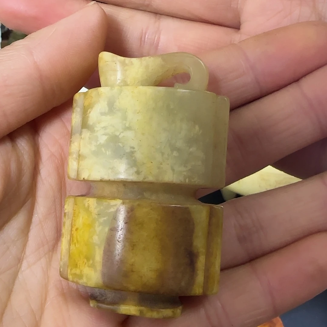 岫岩老玉（透闪石质玉）挂件未镶嵌