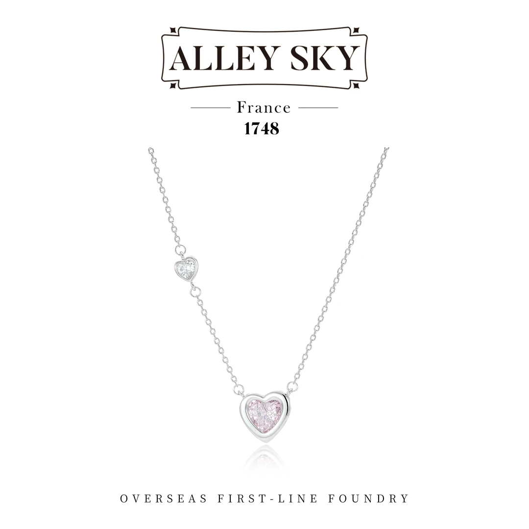 【蔷薇心语】Alley Sky设计师款爱心项链F4533