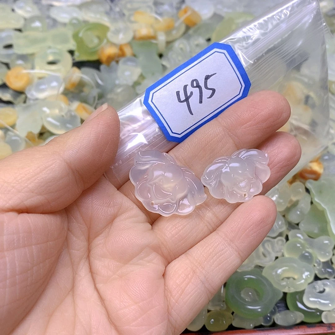 蛇纹石玉吊坠(不含链)未镶嵌夕**朵495