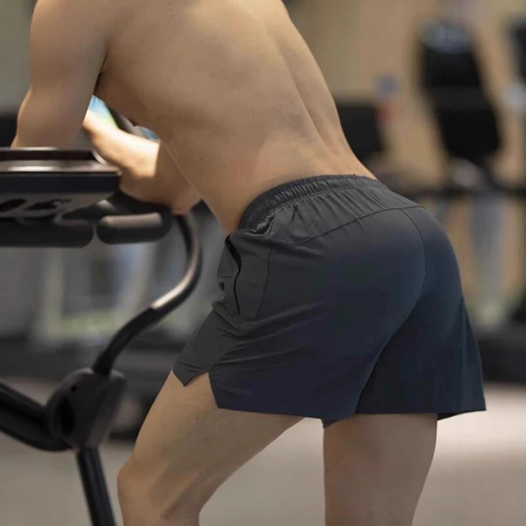 2025春夏新款印花运动短裤男士三分篮球裤子训练开叉五分裤子热裤