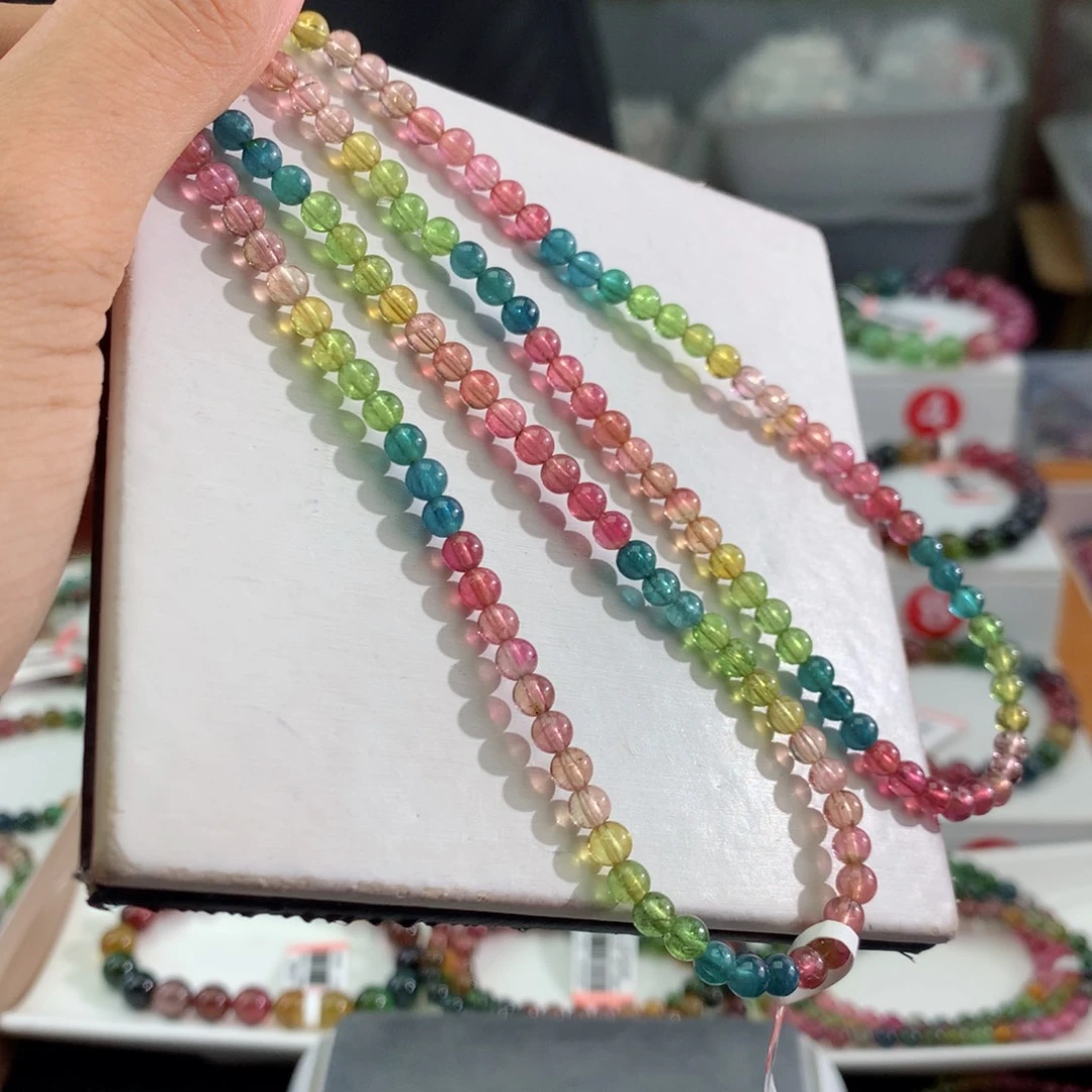 手链碧玺未镶嵌          4.3mm。