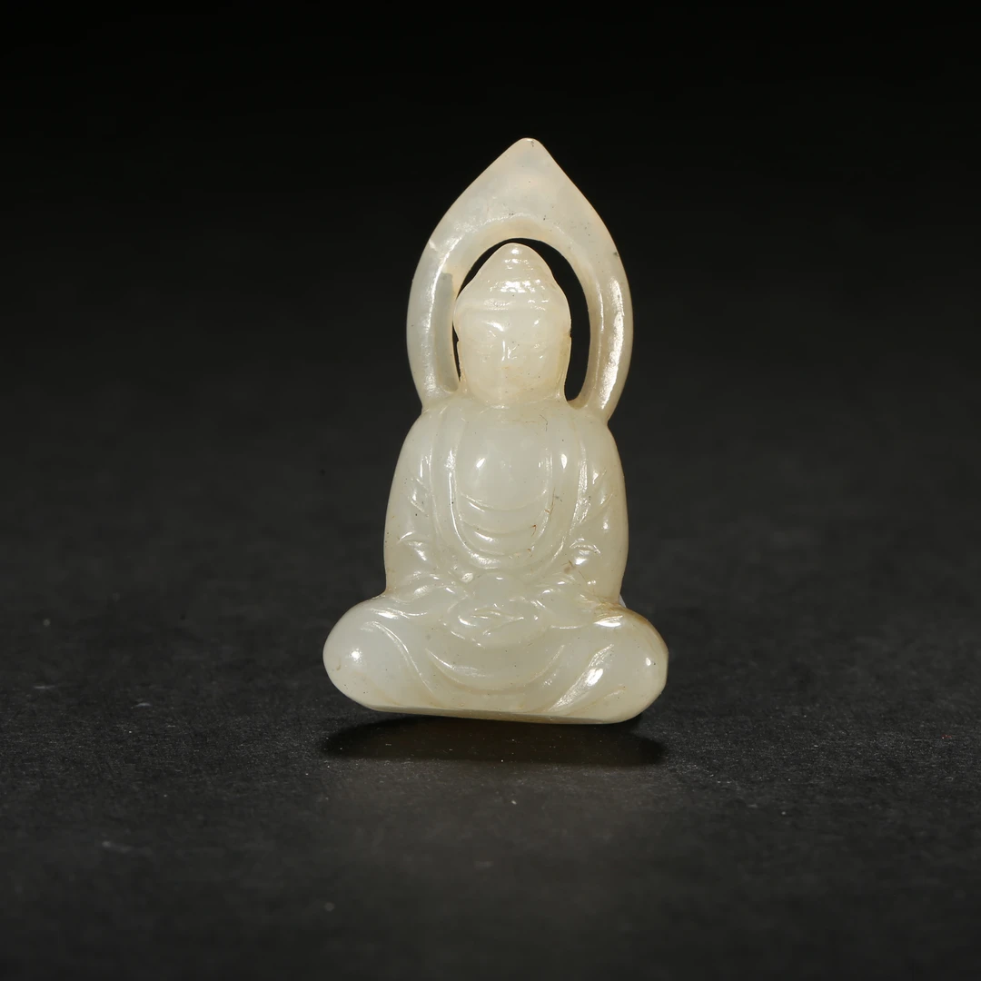 民国*白玉佛/WBGS251006190和田玉【北京文博】