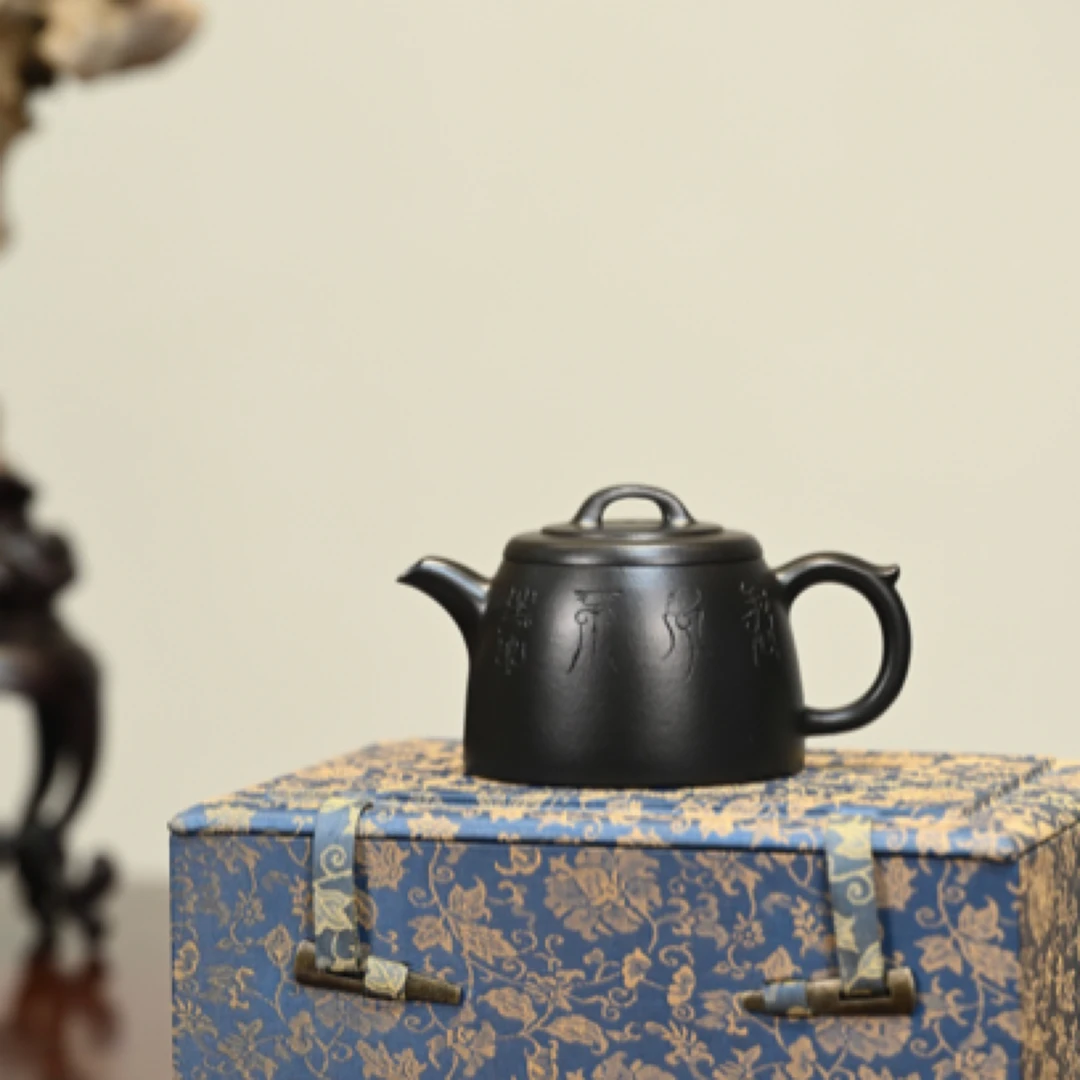 汉瓦·全手工      紫砂壶 150cc/绿泥还原烧