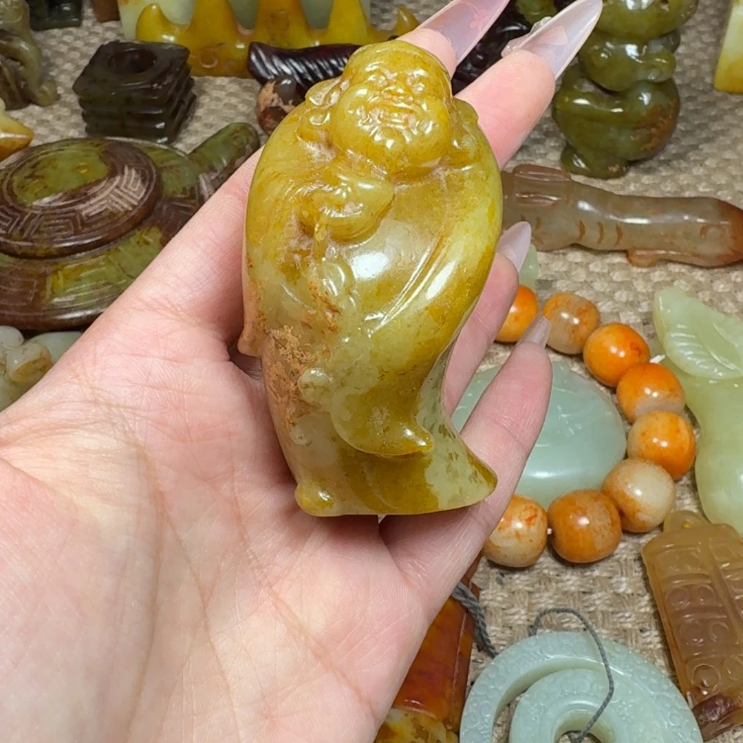 白玉菩提吊坠挂件