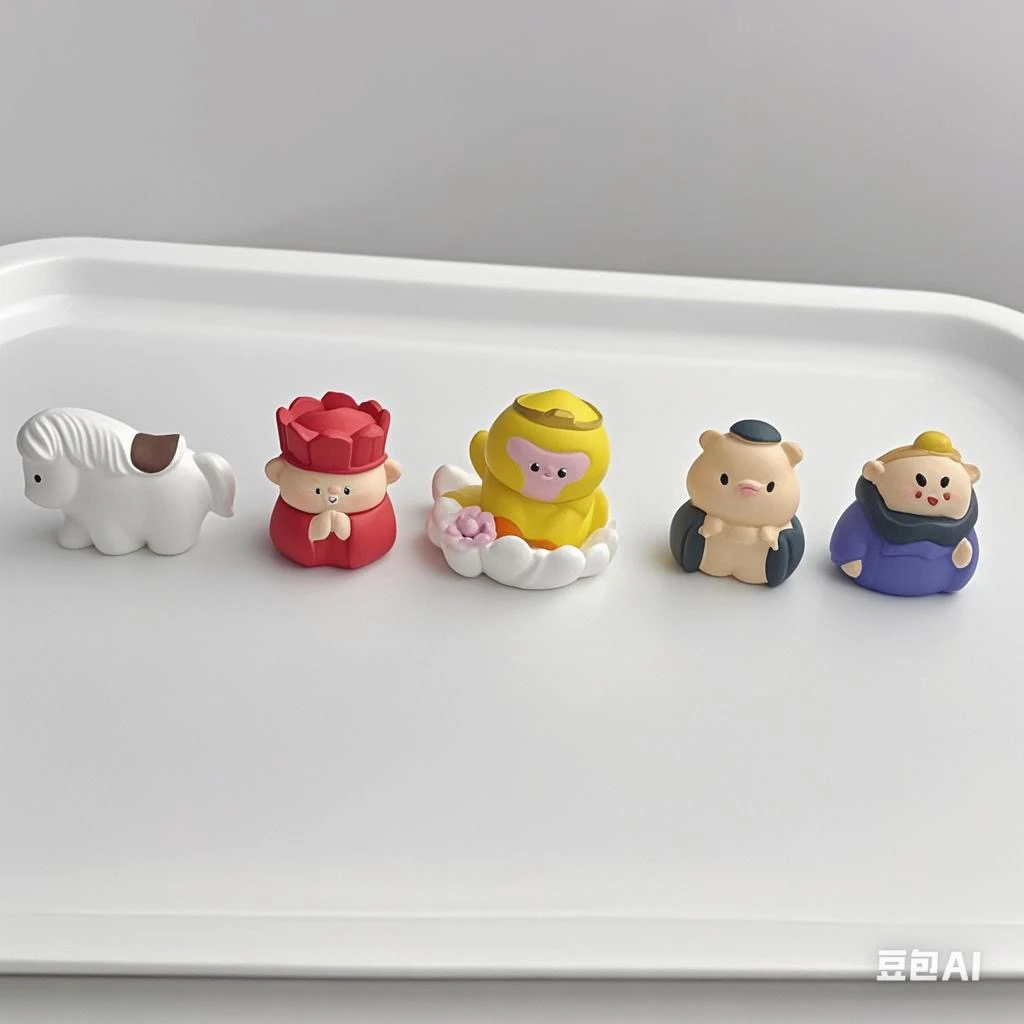 【对对碰】Q版西游记悟空师徒四人公仔