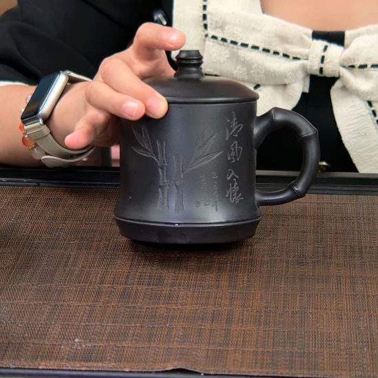 茶杯紫砂高货放漏