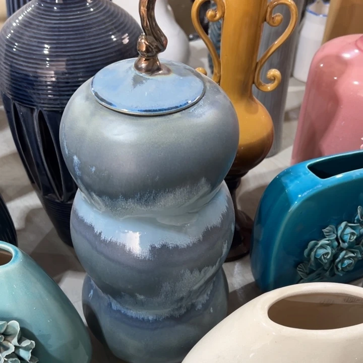 陶瓷花瓶摆件外贸出口微瑕捡漏