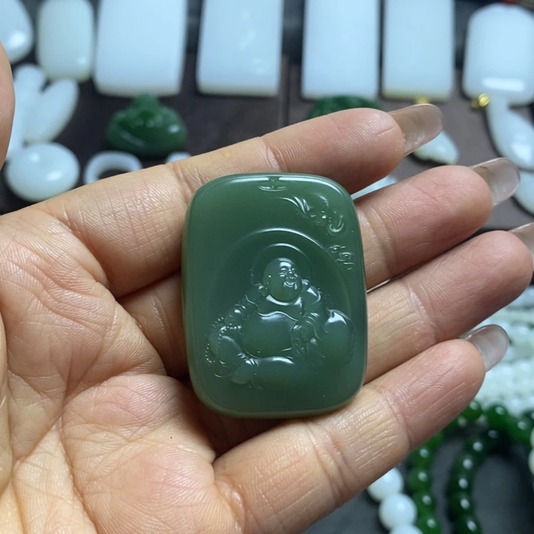 和田玉手链未镶嵌塞**马