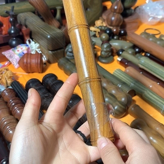 木韩*楠绿檀竹节一根豆豆