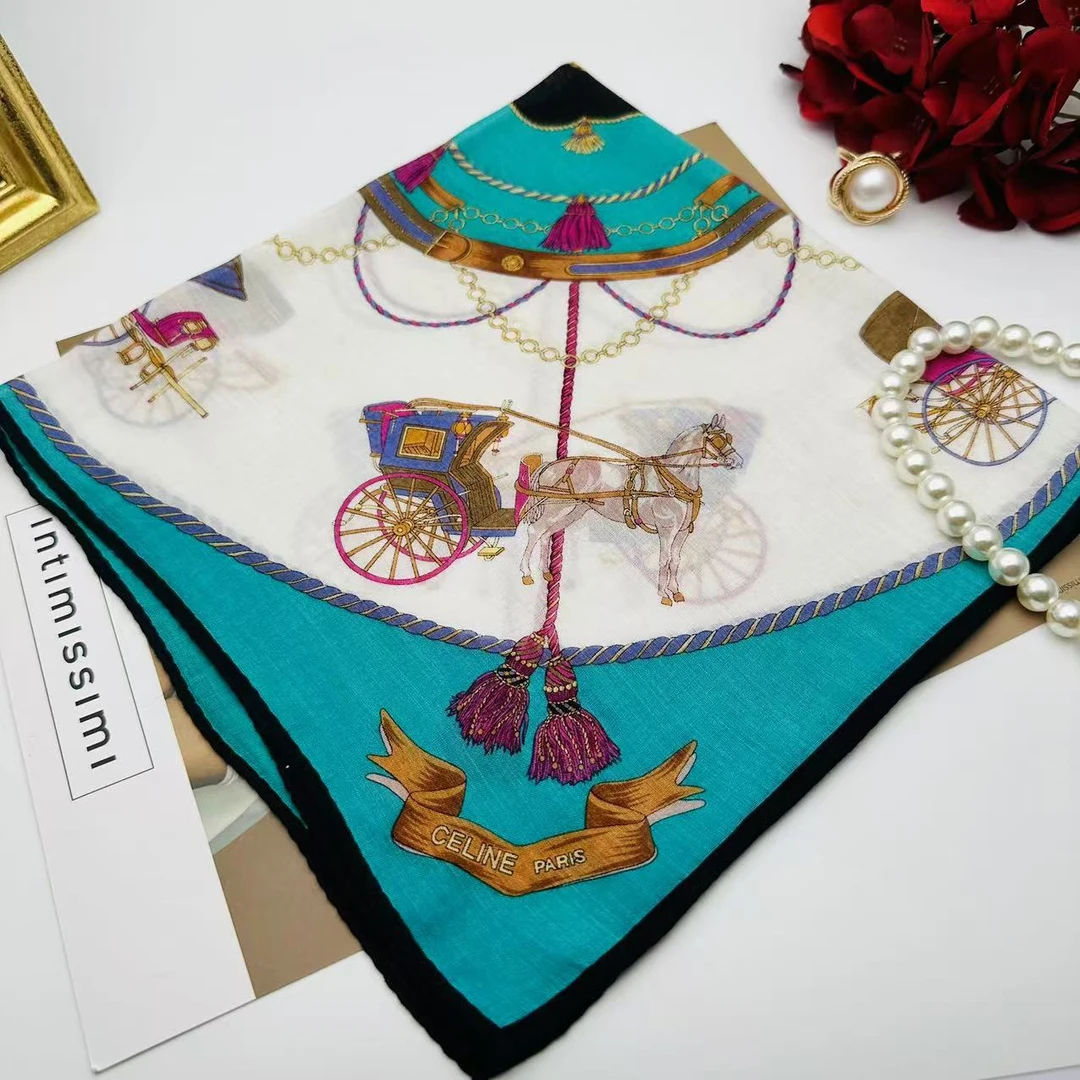 99新 Celine/思琳 海囤 思琳 丝巾/yy02367