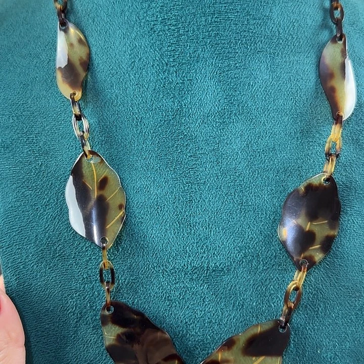 琉璃纯铜合金项链