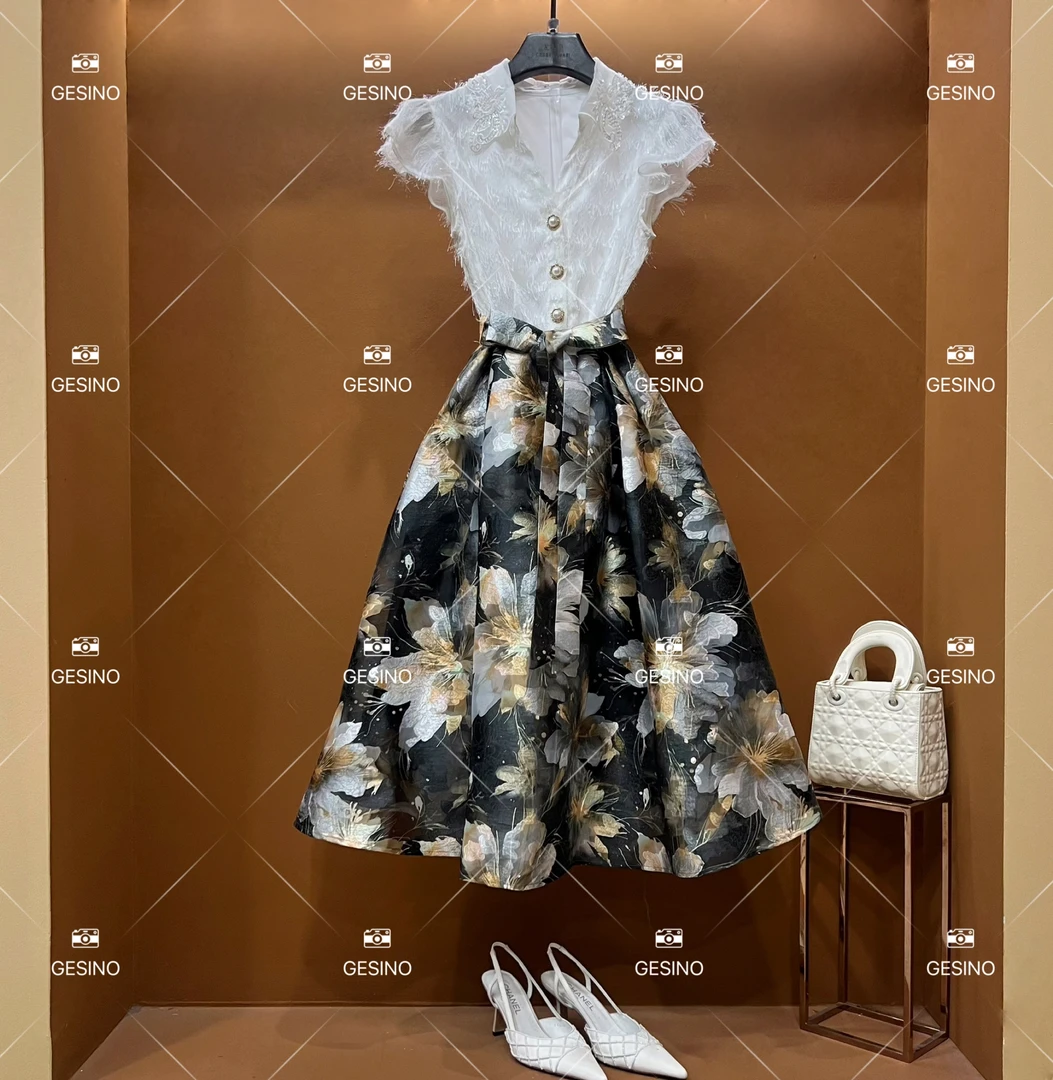 【M】春夏优雅百搭时尚中国风女装连衣裙 GS-53088