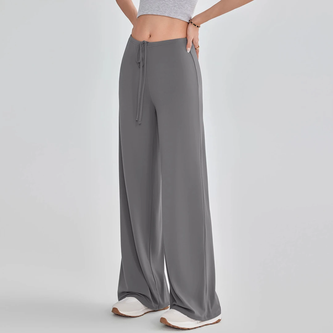 【高个子】凉感阔腿运动长裤女跑步高腰瑜伽裤专业健身跑步直筒速干